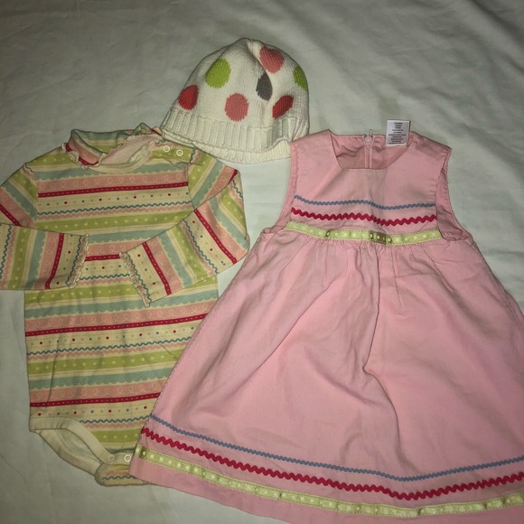 Gymboree 5 pc outfit mix match jeans dress 12 18 - Picture 4 of 7